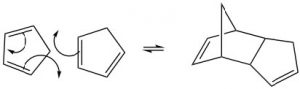 An image of a reaction of a retro dielseAlder.