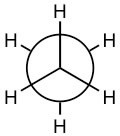 Imagen de un círculo con tres líneas que cruzan por el centro con una letra H conectada al final de la línea. Y 3 pequeñas líneas unidas al exterior del círculo también con una letra de H añadida. Todas las líneas están igualmente repartidas.