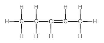 trans-2-pentene Lewis structure.JPG