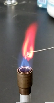 strontium imparts red color to the flame