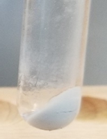 Confirmation test of bismuth ions in water