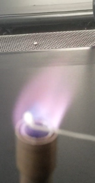 potassium imparts lilac color to the flame