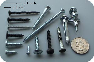 Elements have many classifications, like screws