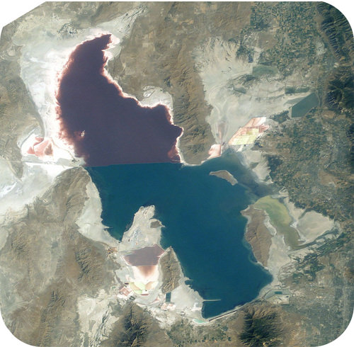 El Gran Lago Salado contiene mucho cloruro de sodio