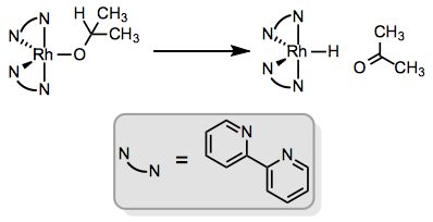 La β-eliminación ayuda a transferir los elementos de dihidrógeno de un compuesto orgánico a otro.