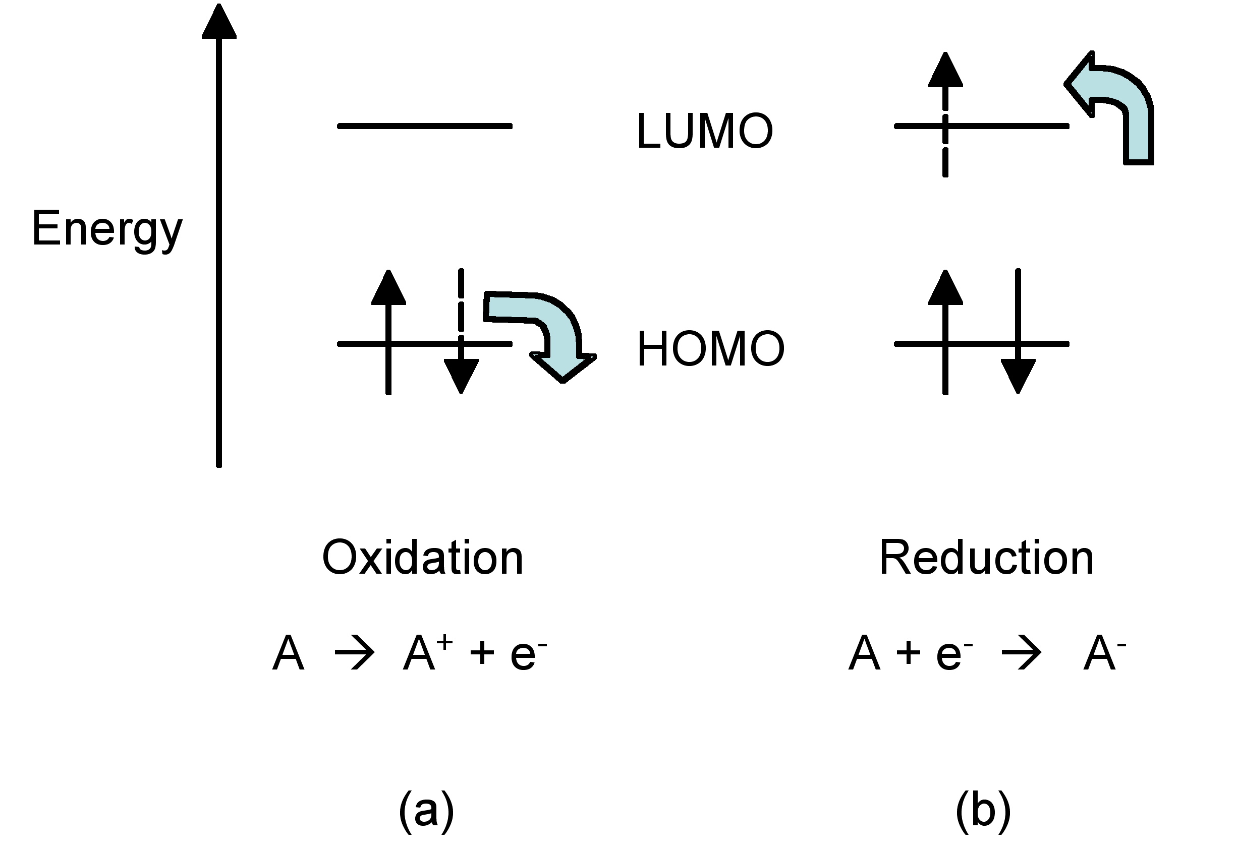 Diagrama que muestra el nivel de energía y recolección de luz de la célula solar orgánica