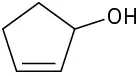 Cyclopentene with a hydroxyl on a carbon adjacent to the double bond.