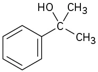 Methanol with two methyl and one phenyl substituents.