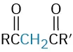 The structure of beta-diketone, a Michael donor. Carbonyl with substituent R is bonded to C H 2, which is bonded to another carbonyl with substituent R prime.
