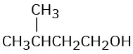 The condensed structural formula has a 4-carbon chain. C1 is bonded to a hydroxyl group. C3 is bonded to a methyl group.