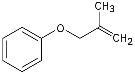 A chemical structure of [(2-methyl-2-propen-1-yl)oxy]benzene