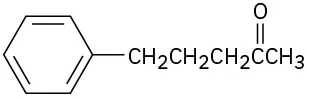 The structure of 5-phenylpentan-2-one in which a phenyl group is bonded to C 5 and the carbonyl group is at C 2