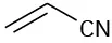 Two carbons double-bonded to each other. At C 1 there is a cyano group.