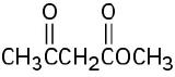 A methyl ester with a four-carbon alkyl chain. There is a ketone group at C3.