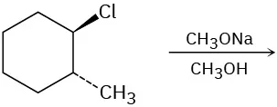 An incomplete reaction between 1S,2S-1,2-dimethylcyclohexanol in sulfuric acid to form unknown product(s).