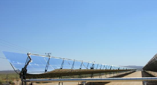 photograph of solar power cells.