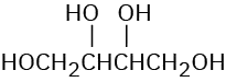 The condensed structural formula has a 4-carbon chain with each carbon bonded to a hydroxyl group.
