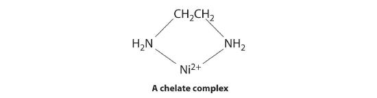 A chelate complex, cyclic CH2CH2NH2CH2CH2NH2