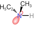 Simulation of inversion of N chirality center