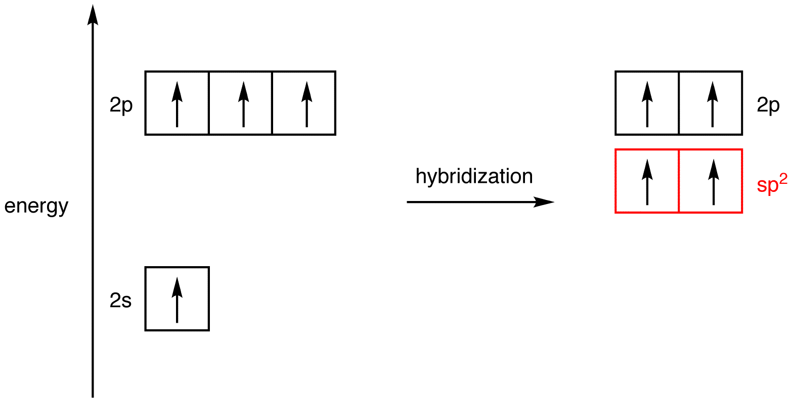 Hybridization And Shape Chart