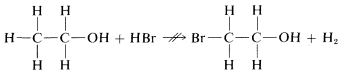 C 2 H 6 O molécula más H B R no va a C 2 H 5 B R O y H 2.