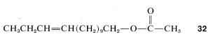 C H 2 C H 2 C H double bonded to C H (C H 3) 9 C H 2 bonded to O bonded to a carbon that is double bonded to an oxygen and single bonded to a methyl group.