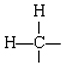 Un C está unido a dos H, dejando dos electrones desapareados.