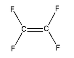 tetrafluoroethylene structure. 