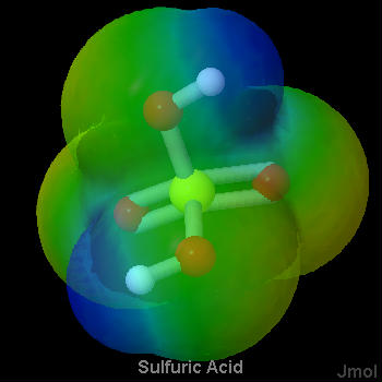 Sulfuric Acid, H₂SO₄.