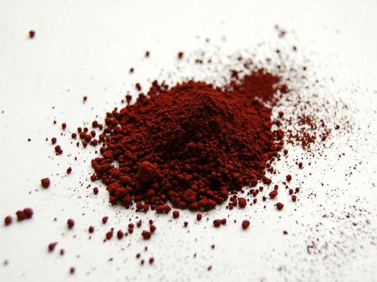 Red powder.