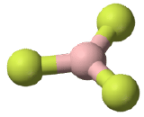 3D model of boron trifluoride