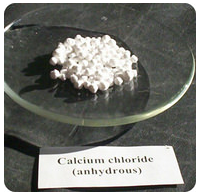 Calcium chloride (anhydrous).