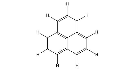 Structural formula of phenalene. 