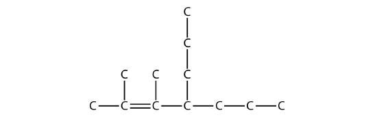 The propyl group is added to the fourth carbon from the left in the seven member chain.