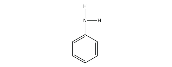 NH2 bound to benzene.