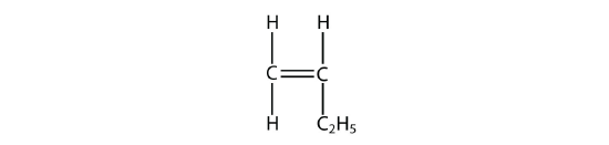 CH2 double bonded to CH(C2H5).